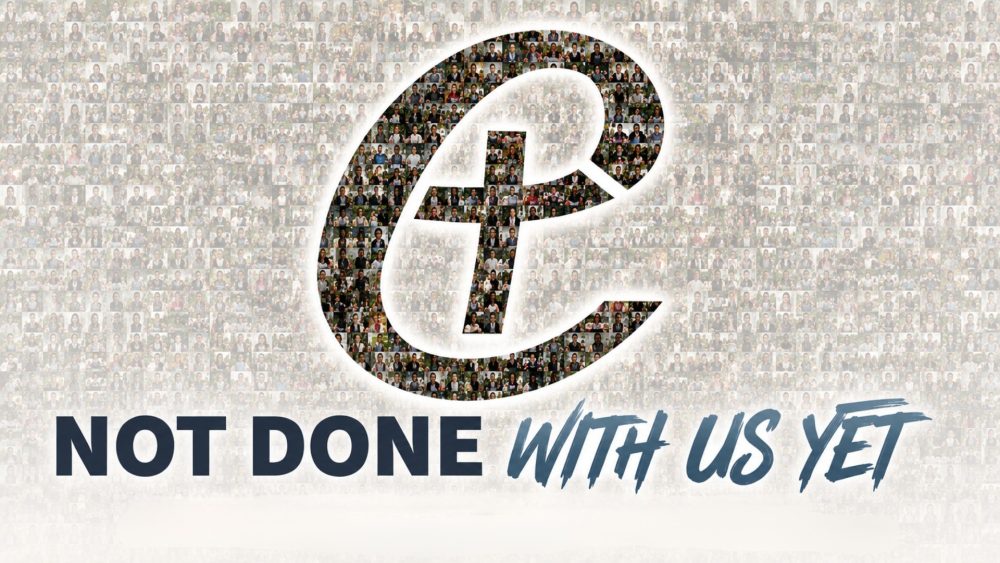 Not Done With Us Yet | A State of the Church Message Image