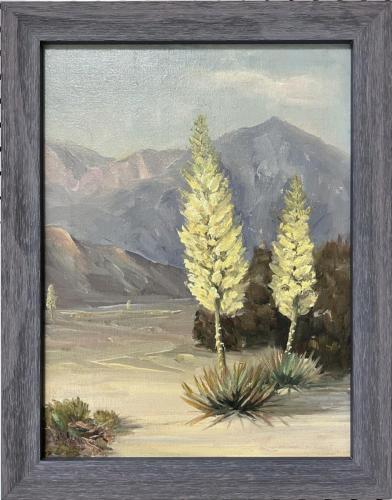 Mountain and Desert Flower unsigned ~12x16