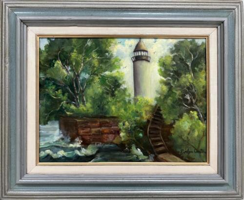 South Entry Lighthouse by Evelyn Carter ~17x12