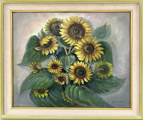 Yellow Sunflowers by Lawrence Carter ~26x21