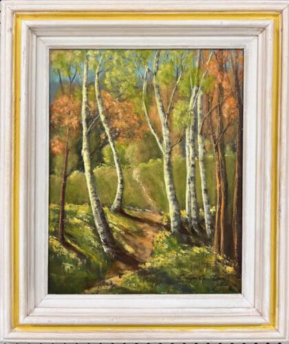 Path through the Birches by Evelyn Carter ~17x21