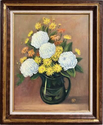 Mums and Daisies unsigned ~22x28