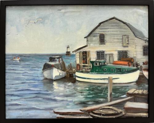 Fishing Boats South Entry unsigned ~19x15